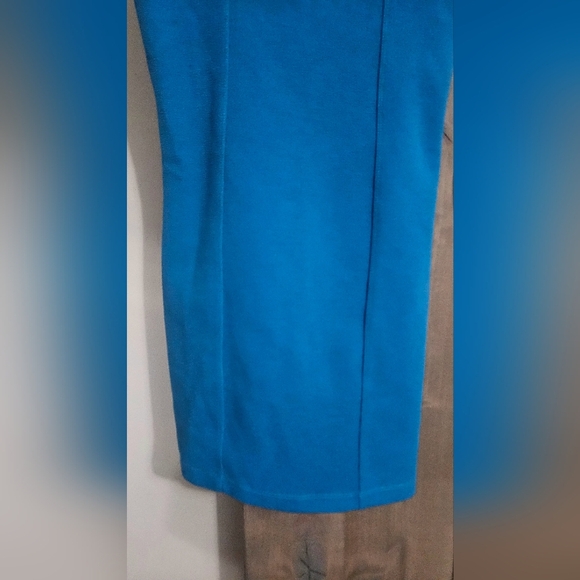 ZARA Corset Stitch Sleeveless Bodycon Mini Dress In Electric Blue. Size Medium - Picture 6 of 12